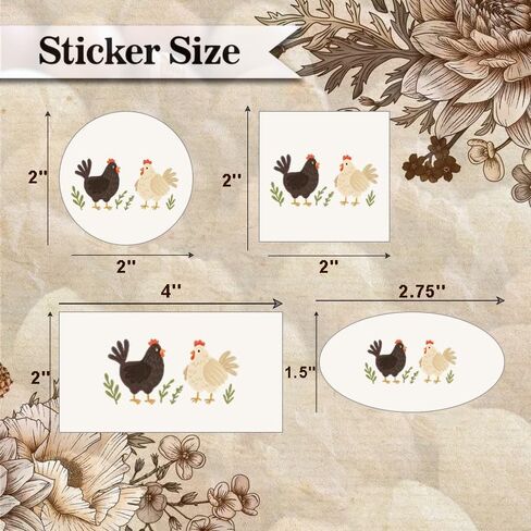 Custom Egg Carton Stickers Roll – Personalized Labels for Farm Fresh Eggs – Multiple Sizes & Shapes – Self-Adhesive, Bulk Customizable Egg Packaging Stickers (50-1000pcs) (Option 2) in Saudi Arabia