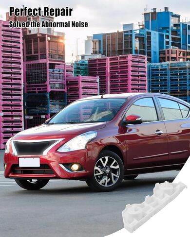 1Pair Front Bumper Bracket Mount Driver and Passenger Side Fit for Nissan Versa 2012 2013 2014 2015 2016 2017 2018 2019, Replace 62225-3BA0A 62224-3BA0A in Kuwait