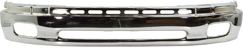 Front Bumper Chrome Steel + Filler Trim Primed Steel + Upper Cover + Mounting Brackets Set For 2000-2006 Toyota Tundra Direct Replacement in Saudi Arabia