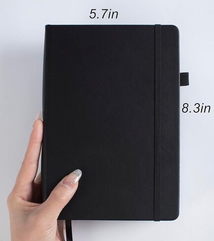 Thick Bullet Dotted Journal 2 Pack with 366 Numbered Pages, A5 Journal with 100GSM Dot Grid Paper, Hardcover Leather Notebooks for Women Men School Note Taking Office Work Diary, 5.7"x8.3"LavenderPink in Saudi Arabia