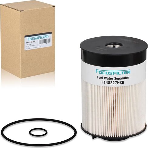 FOCUSFILTER FS20083 A0000905051 OEM Grade Fuel Water Separator Filter, Compatible with Freightliner Cascadia, fits Cummins ISX Detroit Diesel DD13 DD15 DD16 Engines Replace A48507 PF46145 L20083F in Saudi Arabia