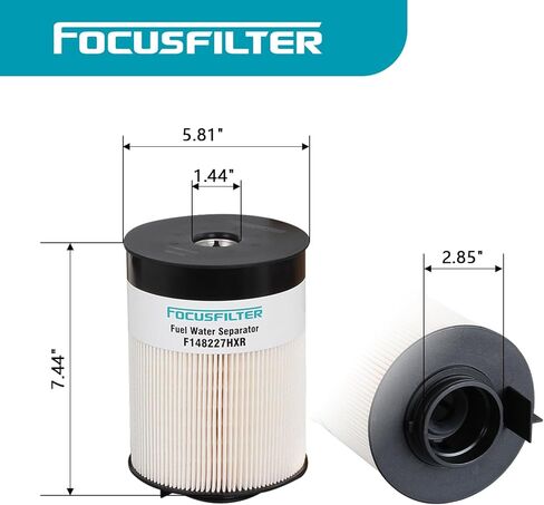 FOCUSFILTER FS20083 A0000905051 OEM Grade Fuel Water Separator Filter, Compatible with Freightliner Cascadia, fits Cummins ISX Detroit Diesel DD13 DD15 DD16 Engines Replace A48507 PF46145 L20083F in Saudi Arabia