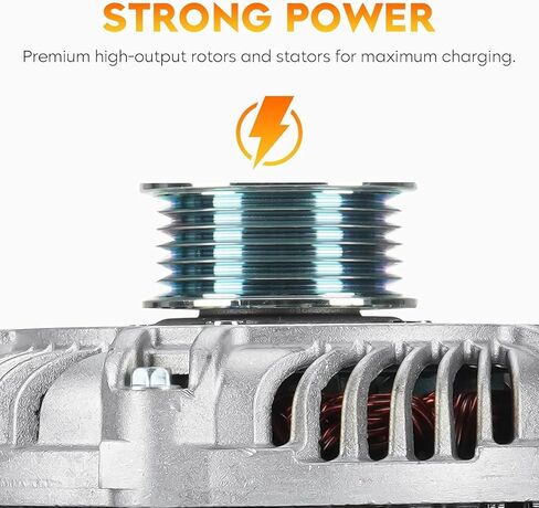 New Alternator fit for 2.3L 2.3 Mazda 6 2003 2004 2005 L4, 90Amp, 400-48048, A3TG0081, 13996, 13996N in Kuwait