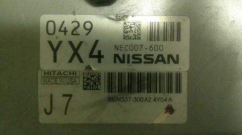Engine ECM Control Module Fits 14-17 Compatible with Nissan NV200 NEC007-600 NEC007600 in Kuwait