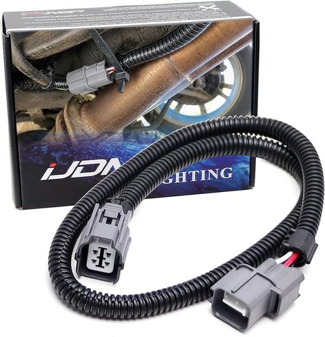 iJDMTOY 4-Way Male/Female Ends Fit Both Upstream or Downstream O2 Oxygen Sensor Connector w/ 25-Inch Extension Wiring Harness Compatible With Honda Acura in Kuwait
