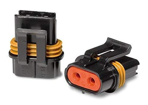 1-Pack, 46Amp (2-PIN) Metri-Pack 630 Series Pull-to-SEAT Waterproof Connector Terminals and Seals 12-10 AWG in Kuwait