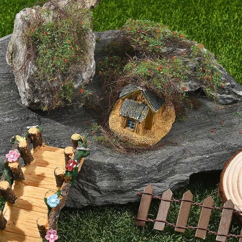 1 Box Miniature Realistic Vines Vegetation Model Resin Simulation Landscape Vines Artificial Flocking Mini Plants Garden Decor for Railway Layout Dioramas Fairy Garden Architecture Decoration in Kuwait