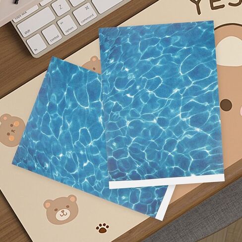 Toyvian Artificial Water Texture Sheet, 5Sheet Realistic Fake Water Surface Film for Diorama Supplies Miniature River Scenery Decals for Model Train Layout Sand Table in Kuwait