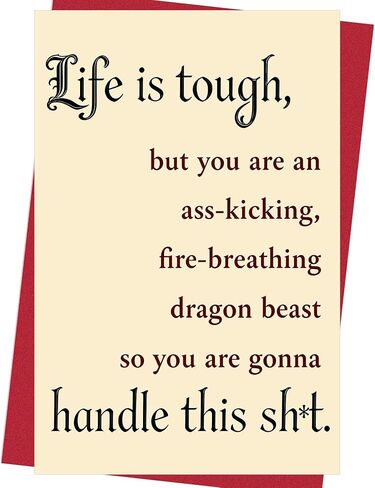 Motivational Greeting Card Life Is Tough, But You Got This, Encouragement Card For Family, Spouse, Friends, Coworkers, Birthday Back To School,Back To School in Saudi Arabia