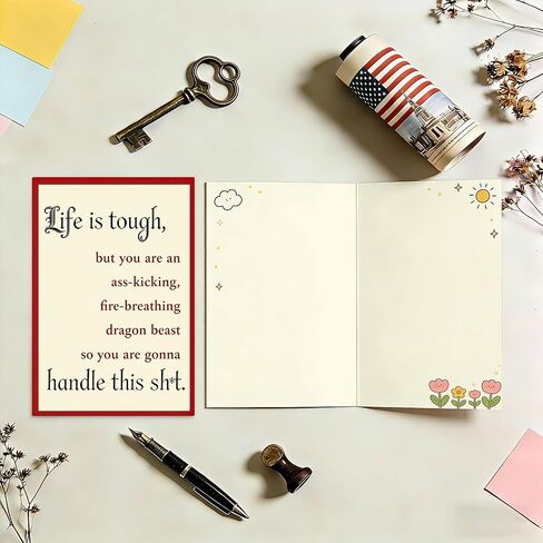 Motivational Greeting Card Life Is Tough, But You Got This, Encouragement Card For Family, Spouse, Friends, Coworkers, Birthday Back To School,Back To School in Saudi Arabia