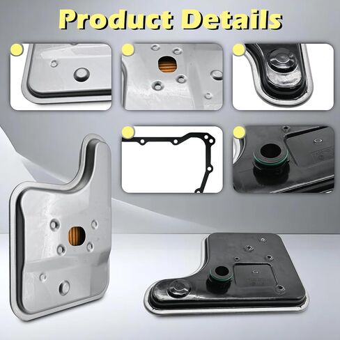 6F35 Automotive Trans Transmission Filter Kits Oil Pan Gasket L4 V6 2.5L 3.0L 3.5L Compatible with Ford Replacement for Mazda Escape Fusion Mkz Tribute Mariner Milan 09-12# 9L8Z-7A098-A in Kuwait