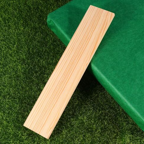 SEWACC 10pcs Rectangle Wood Boards Natural Pine Wood Rectangle Board Panel Unfinished Wood Boards Sheets Carving Blocks for Arts Crafts DIY Projects in Kuwait