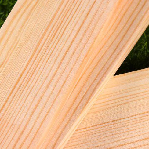SEWACC 10pcs Rectangle Wood Boards Natural Pine Wood Rectangle Board Panel Unfinished Wood Boards Sheets Carving Blocks for Arts Crafts DIY Projects in Kuwait