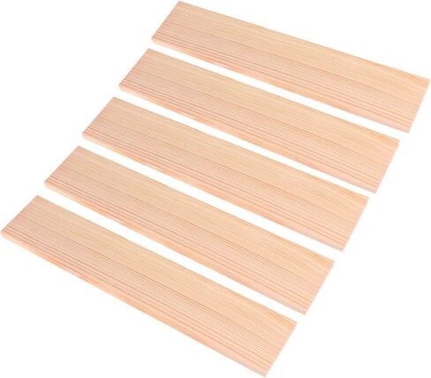SEWACC 10pcs Rectangle Wood Boards Natural Pine Wood Rectangle Board Panel Unfinished Wood Boards Sheets Carving Blocks for Arts Crafts DIY Projects in Kuwait