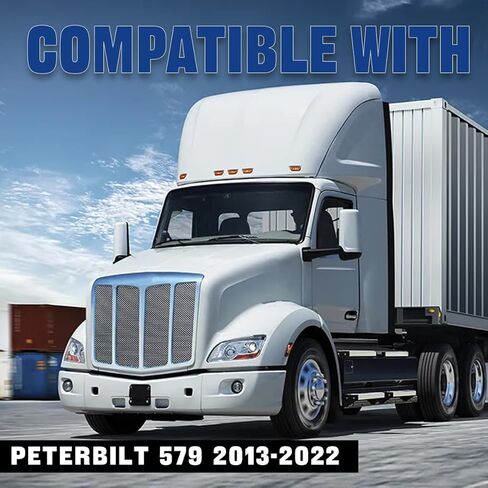 Chrome Center Middle Bumper fit for 2013-2022 Peterbilt 579 Semi Truck in Saudi Arabia