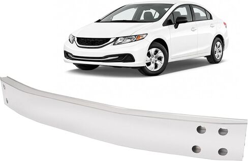 ALMULOO Front Bumper Reinforcement Compatible with 2012 Honda Civic Aluminium Impact Bar Replacement For HO1006187 71131TR0A00 in Kuwait