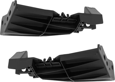 ALMULOO Front Bumper Bracket Compatible with 2005-2009 Ford Mustang Bullitt/Shelby GT/GT500/GT500KR/ Base/GT Replacement for FO1027110 FO1026110 5R3Z17C861AA 5R3Z17C861AB Left & Right Black in Kuwait