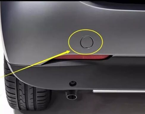 الملحقات الخارجية - غطاء غطاء عين القطر للمصد الخلفي A4538850126 A4538850123 مناسب لـ Smart for Fortwo 453 2014-2021 in Kuwait