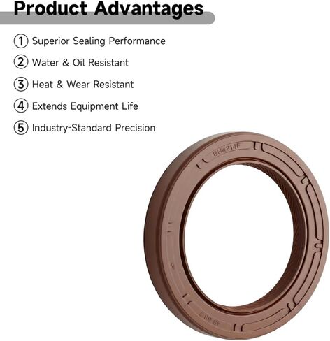 مانع تسرب زيت العمود المرفقي الأمامي لسيارة Toyota 4Runner 1996-2001 / Previa 1991-1997 / T100 1993-1998 | يستبدل OE # 9031148014، 9031148020 | المطاط البني in Kuwait