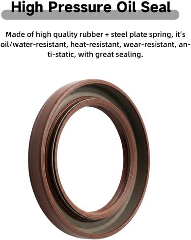 مانع تسرب زيت العمود المرفقي الأمامي لسيارة Toyota 4Runner 1996-2001 / Previa 1991-1997 / T100 1993-1998 | يستبدل OE # 9031148014، 9031148020 | المطاط البني in Kuwait