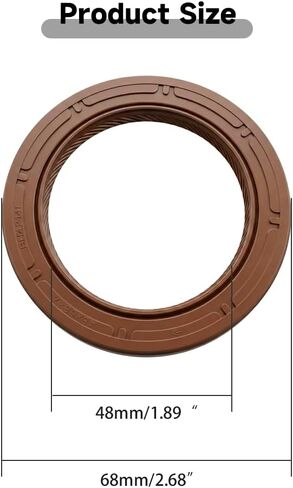 مانع تسرب زيت العمود المرفقي الأمامي لسيارة Toyota 4Runner 1996-2001 / Previa 1991-1997 / T100 1993-1998 | يستبدل OE # 9031148014، 9031148020 | المطاط البني in Kuwait