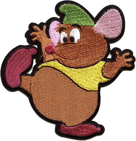Disney Cinderella Gus Patch Princess Mouse Magic Embroidered Iron On in Kuwait