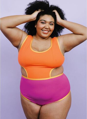 Simplicity SS9609A Misses' Two-piece and One-piece Swimsuit Sewing Pattern Packet, Design Code S9609, Sizes X-Small to 4XL in Kuwait