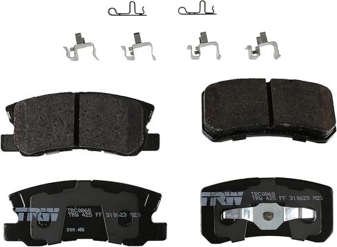 TRW Pro TRC0868 Disc Brake Pad Set For Jeep Patriot 2007-2017, Rear, And Other Applications in Kuwait