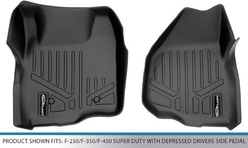 SMARTLINER Floor Mats 1st Row Liner Set for 2011-2011 Ford F-250 in Kuwait