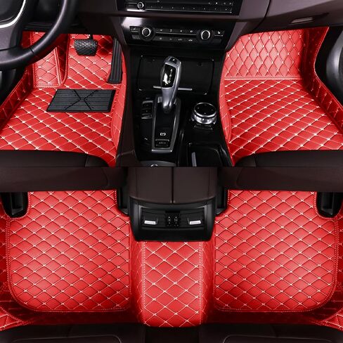 Car Floor Mats Fit for Buick Lacrosse 2009-2015, Waterproof and Non-Slip Floor Mats, Customizable Floor Mat, Durable All-Weather Car Floor Mat.(Beige with Beige Lines) in Saudi Arabia
