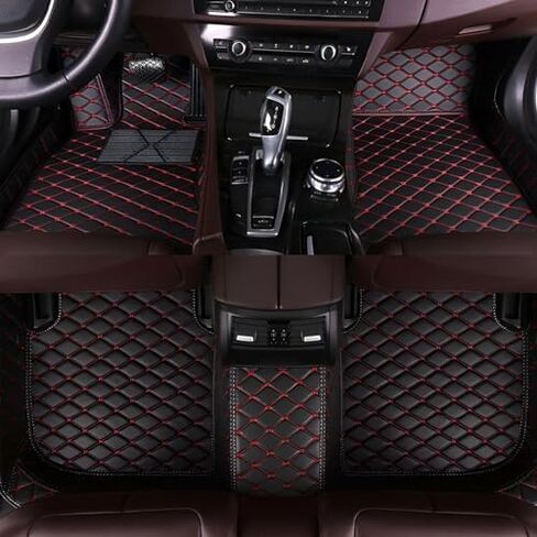 Car Floor Mats Fit for Buick Lacrosse 2009-2015, Waterproof and Non-Slip Floor Mats, Customizable Floor Mat, Durable All-Weather Car Floor Mat.(Beige with Beige Lines) in Saudi Arabia