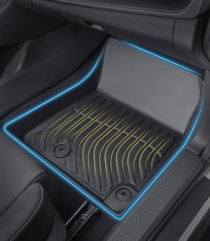 Car Floor Mats Replacement for Chevrolet Silverado 1999-2007/ GMC Sierra 1500 2500 3500 Crew Cab 1999-2007/ Escalade Suburban Yukon XL 2000-2006 Durable Waterproof Custom Fit Liners in Saudi Arabia