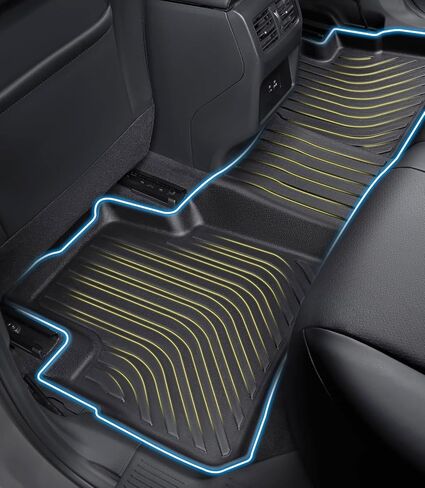Car Floor Mats Replacement for Chevrolet Silverado 1999-2007/ GMC Sierra 1500 2500 3500 Crew Cab 1999-2007/ Escalade Suburban Yukon XL 2000-2006 Durable Waterproof Custom Fit Liners in Saudi Arabia