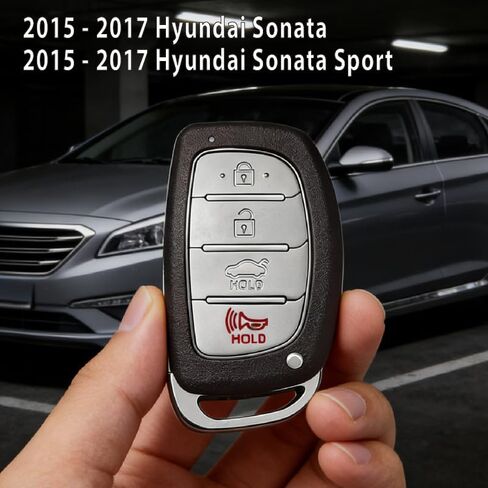 Replacement for 2015 2016 2017 Hyundai Sonata Sport Key Fob Remote Control CQOFD00120 4 Buttons 434MHz in Kuwait
