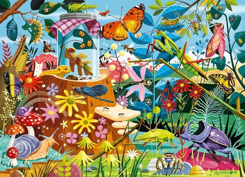 Ravensburger Backyard Bug World - أحجية الصور المقطوعة 60 قطعة للأطفال | اكتشف عجائب الطبيعة | يعزز مهارات حل المشكلات | مستدامة ودائمة in Kuwait