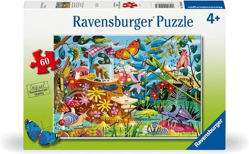 Ravensburger Backyard Bug World - أحجية الصور المقطوعة 60 قطعة للأطفال | اكتشف عجائب الطبيعة | يعزز مهارات حل المشكلات | مستدامة ودائمة in Kuwait