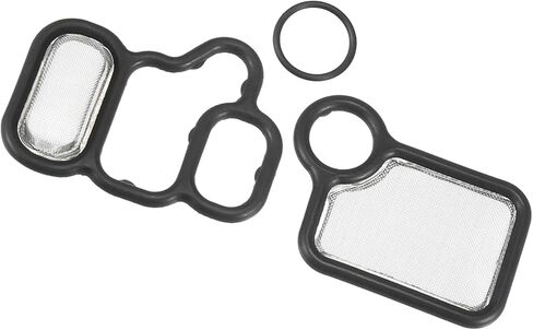 VTEC Solenoid Gasket Spool Valve Filter Screen Fit for Honda CRV with O-Ring - Pack of 3 Black Stylish Design in Kuwait