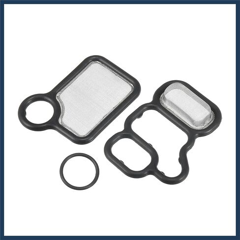 VTEC Solenoid Gasket Spool Valve Filter Screen Fit for Honda CRV with O-Ring - Pack of 3 Black Stylish Design in Kuwait
