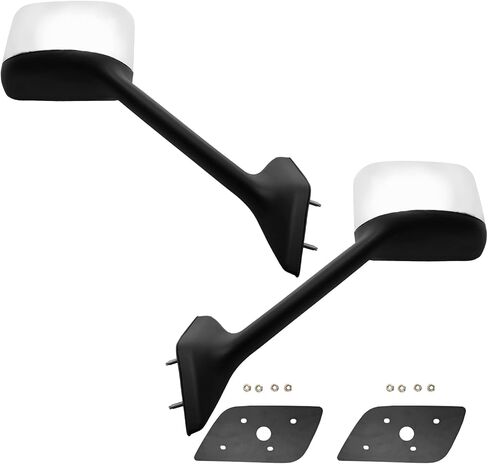 Chrome Hood Mirrors Assembly Fit for 2018+ International Lt 625, Driver & Passenger Side in Saudi Arabia