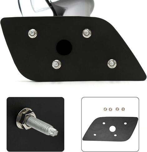 Chrome Hood Mirrors Assembly Fit for 2018+ International Lt 625, Driver & Passenger Side in Saudi Arabia