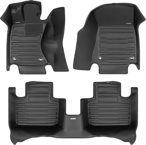 TuxMat - for Lexus is AWD 2014-2026 Models - Custom Car Mats - Maximum Coverage, All Weather, Laser Measured - This Full Set Includes 1st and 2nd Rows in Saudi Arabia