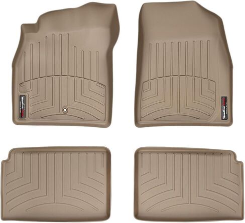 بطانات أرضية مخصصة من WeatherTech لسيارة شيفروليه HHR - الصف الأول والثاني (45145-1-2)، أسمر ضارب للصفرة in Kuwait