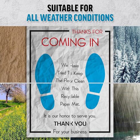 Heavy Duty Paper Floor Mats - Disposable Floor Mats - Car Floor Covers - Paper Mats for Car Detailing - Carpet Protector in Kuwait