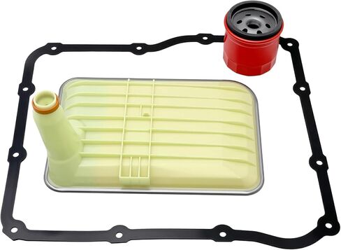 Transmission Filter Kit Fits Chevy Silverado 2500HD 3500HD 2010-2019, GMC Sierra 2500HD 3500HD 2010-2019,Fit for Allison 1000 2000 Series (Deep Pan) Replaces 29542824 29539579 in Kuwait