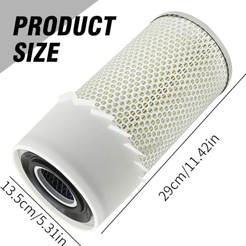 Anxingo 1043327M91 Inner and Outer Air Filter Set, Replacement for Massey Ferguson Tractor 20C 230 235 245, Replaces 3438717M1 1024947M91 1043326M91 1088215M91 3438718M1 70243163 in Kuwait