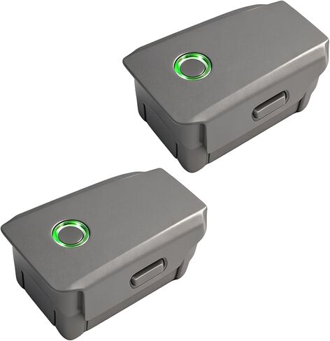 2 Packs Mavic 2 and Mavic 2 Pro Intelligent Flight Battery (3850mAh 15.4V) Max 31 Minutes Flight Time Replacement Battery for DJI Mavic 2 Pro/2 Zoom/Enterprise Advanced Series Drone in Kuwait