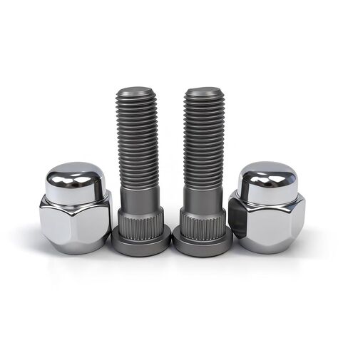 2 Pack M12x1.25 Wheel Lug Nut 611-114 + Wheel Studs Set Compatible with Nissan Altima Xterra Frontier Maxima Murano Pathfinder Rogue Sentra, Infiniti M35 M45 G20 I30 Q45 Replace 40224ZN50A 610-404 in Saudi Arabia