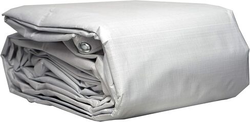 Watershed Innovations HydraTarp 20 Ft. X 30 Ft. Premium Heavy Duty Waterproof Tarp - 18mil Thick - White/Brown Reversible Tarp with D-Rings in Saudi Arabia