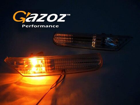 Smoke Side Marker Indicators compatible with 1998-2004 Porsche Boxster 986 Carrera 911 996 in Kuwait