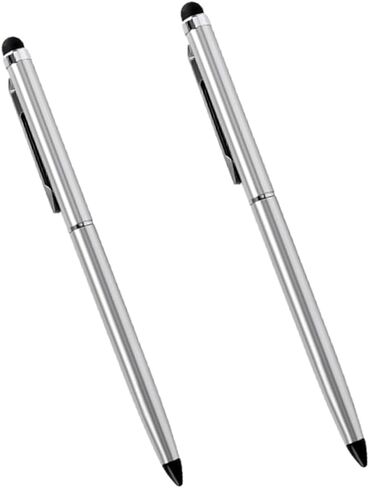 2pcs Replacement Stylus Drawing Pens for LCD Writing Tablet Metal Stylus Pens for 8Inch10Inch Drawing Tablet Memo Doodle Board in Saudi Arabia